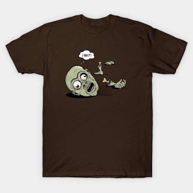 Quit While You're A Head T-Shirt by ACraigL